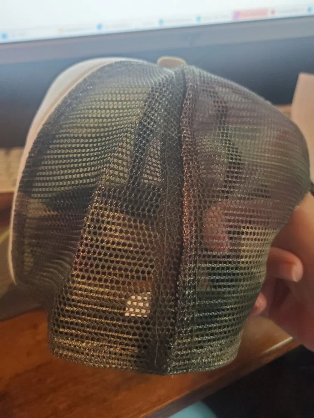 Adorable Blue Collar Wife Camo Snap Back Hat